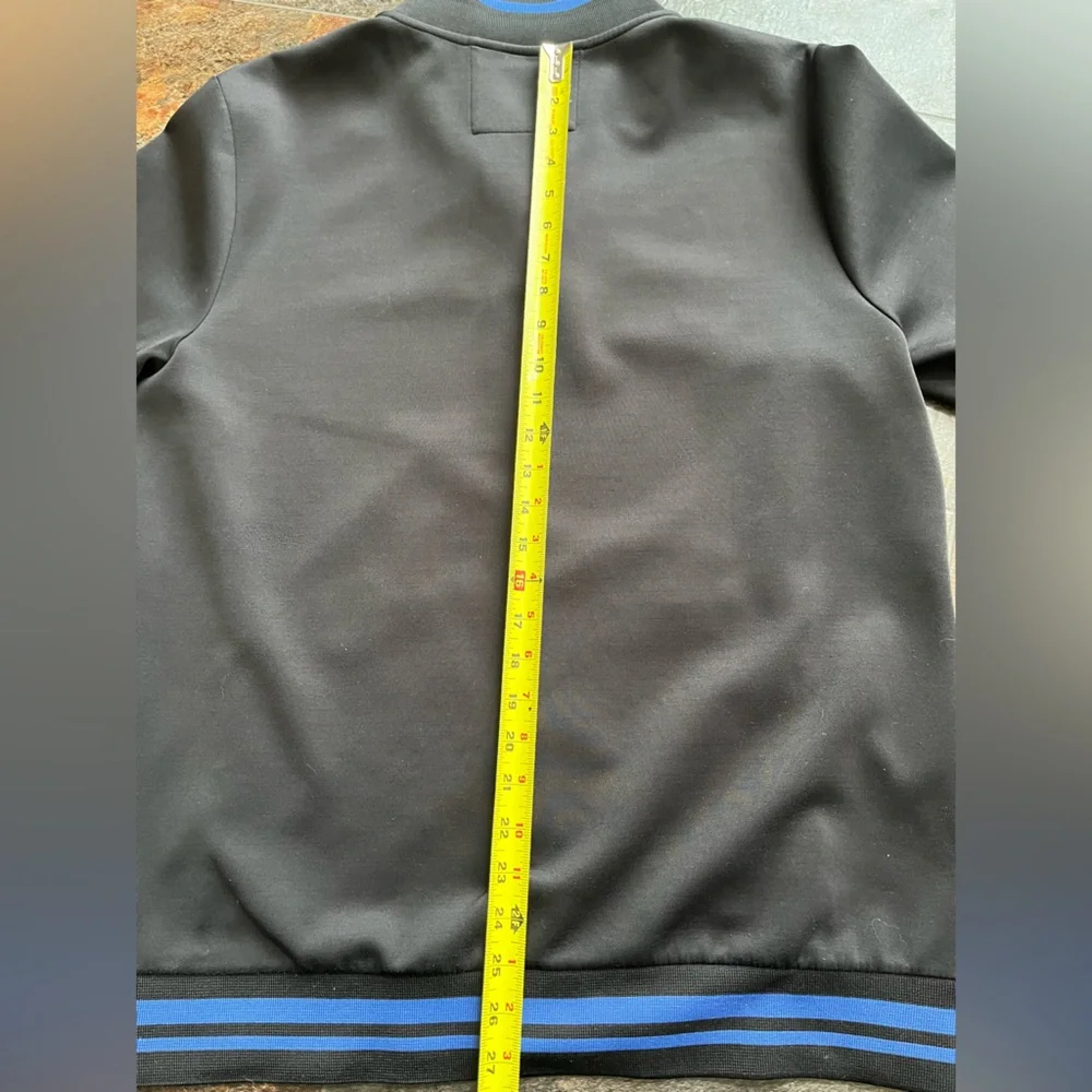 Men’s Strellson black with  blue full zip track performance jacket. Size XL - Picture 13 of 16